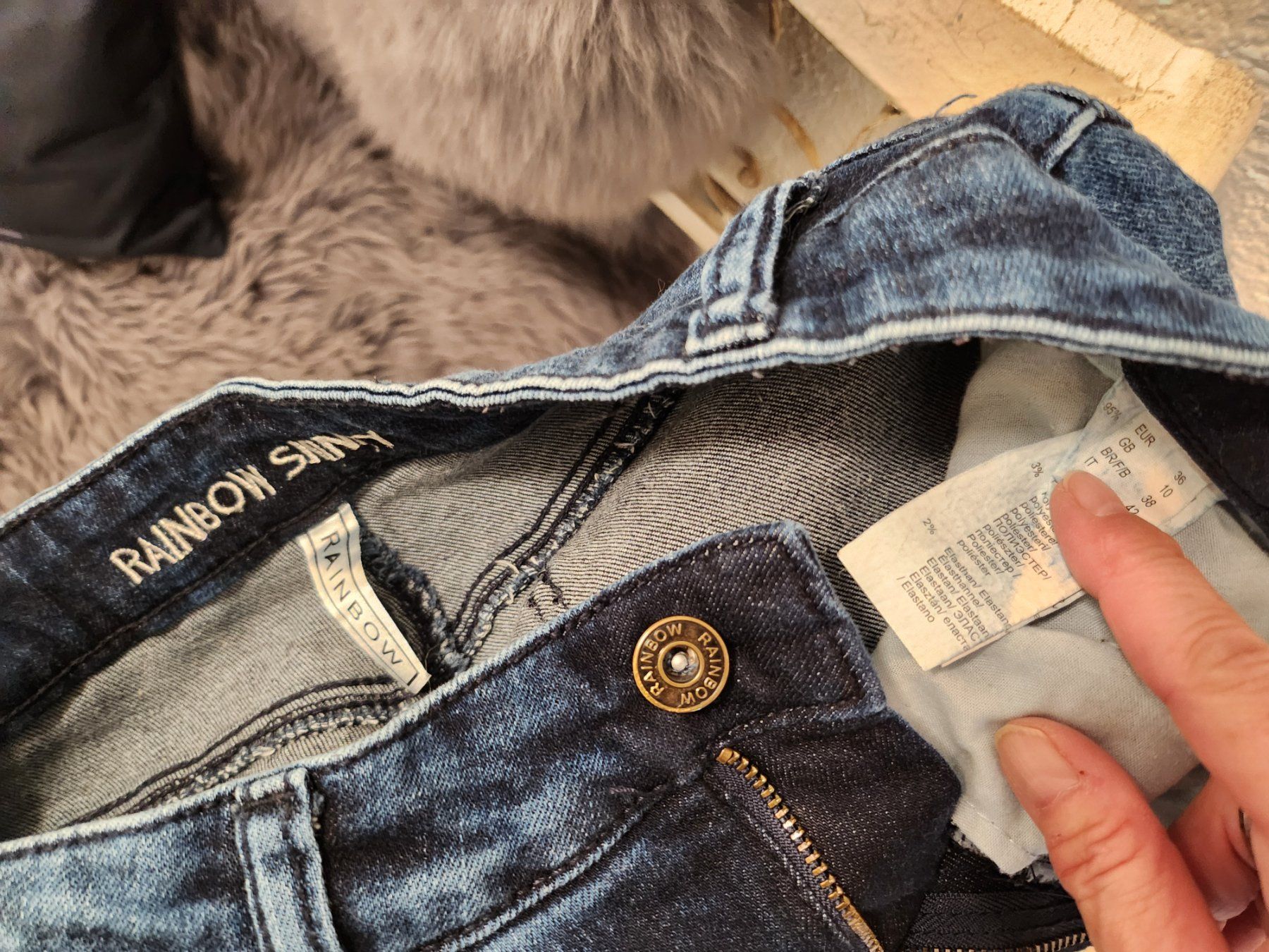 Jeans: Jeans Gr. 36, Rainbow Skinny – Gebraucht aus Nebikon von zesette 2