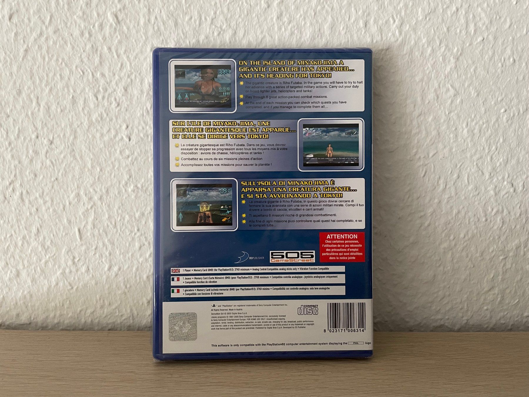 Spiele: NEU - Demolition Girl / PS2 – Neu und originalverpackt aus Allschwil von SliceSlice 1