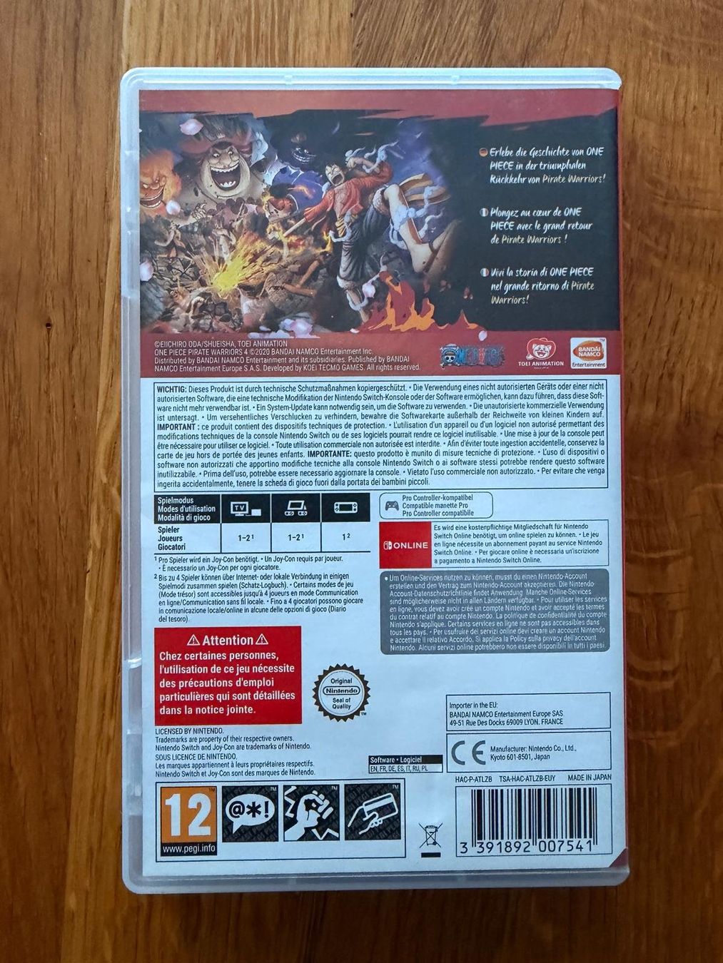 Giochi: One Piece Pirate Warriors 4 (Switch) – Usato da Liebefeld venduto da pavax 1