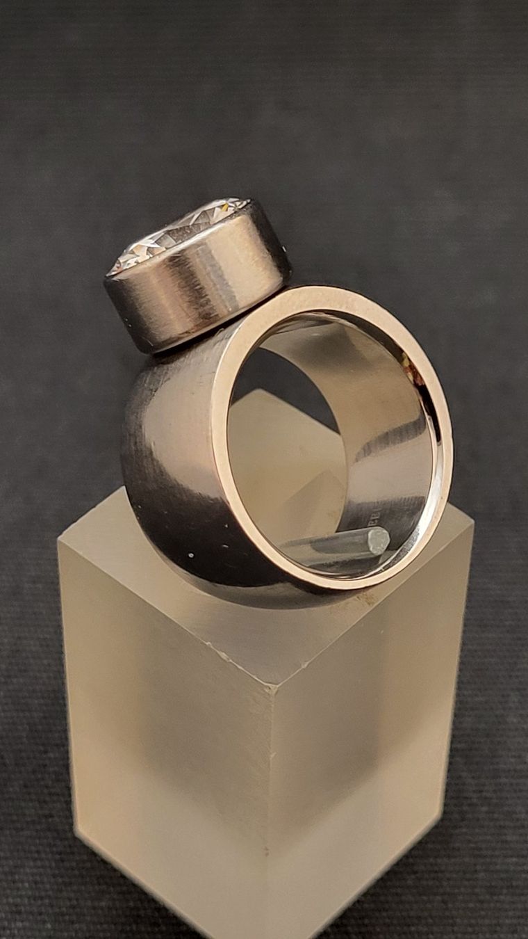 Bagues: Edelstahl-Ring "MelanO Magnetic" – D'occasion à Basel par spinne02 4