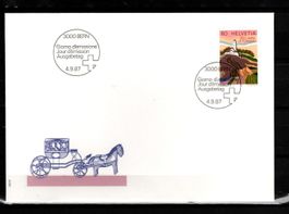 1987 - FDC/ 200 J.Tourismus in der Schweiz -Kirche San Carlo