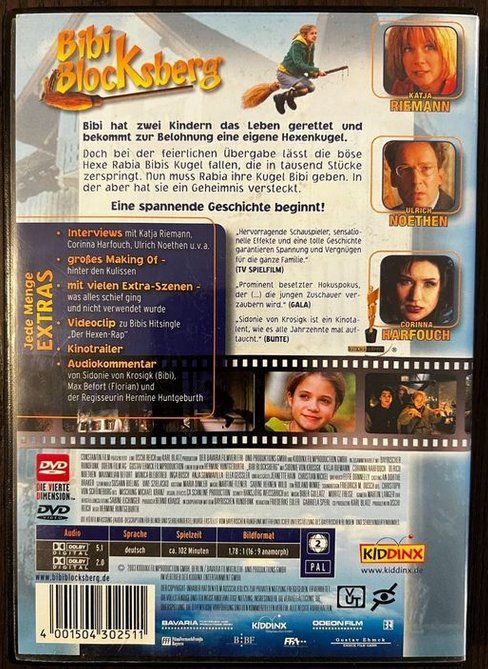 Tutti i DVDs: Bibi Blocksberg - Der Kinofilm  + Bonusmaterial    ©'2002 – Usato da St. Gallen venduto da elk2024 1