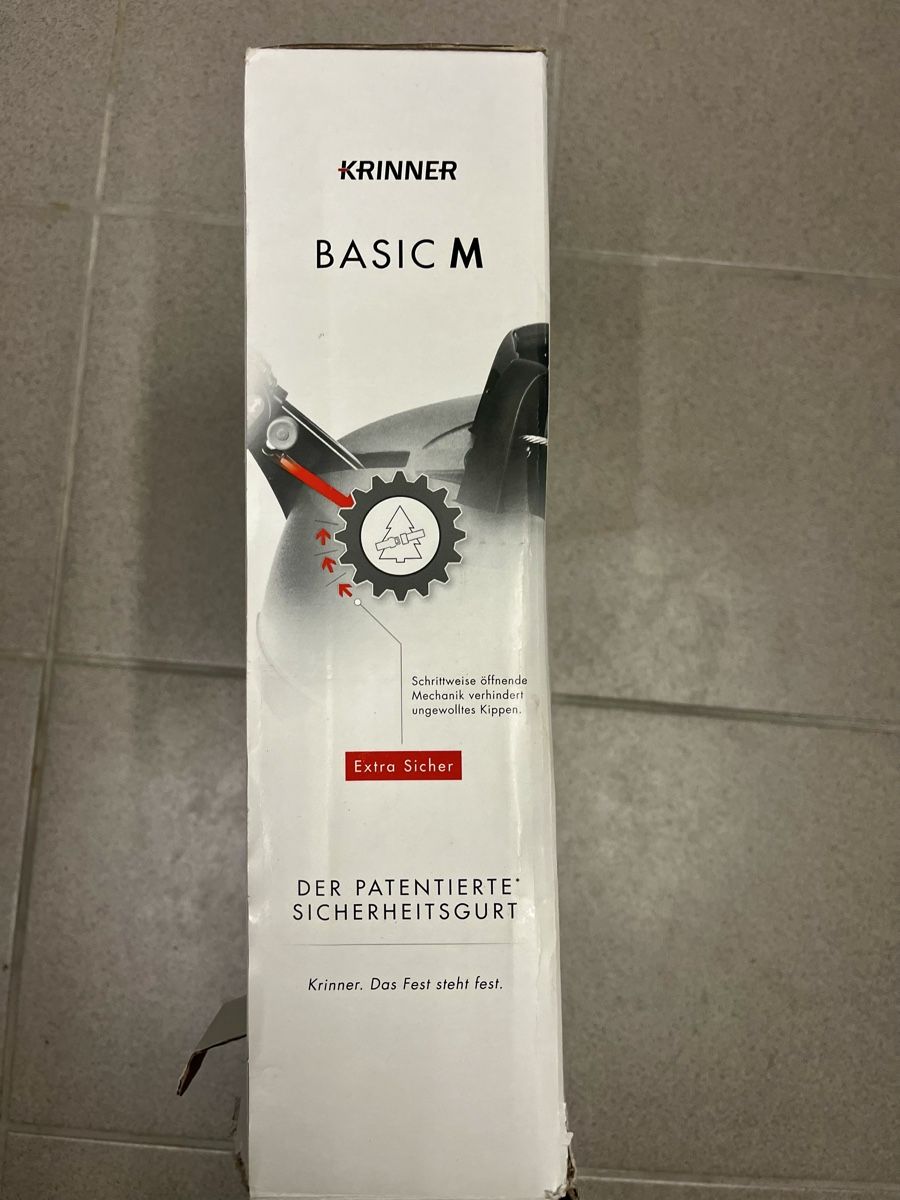 Krinner Basi per albero di Natale: WEIHNACHTSBAUMSTÄNDER KRINNER BASIC M TOP 3 LITER WASSERINH. – Nuovo (secondo la descrizione) da Thun venduto da fioruccio 2