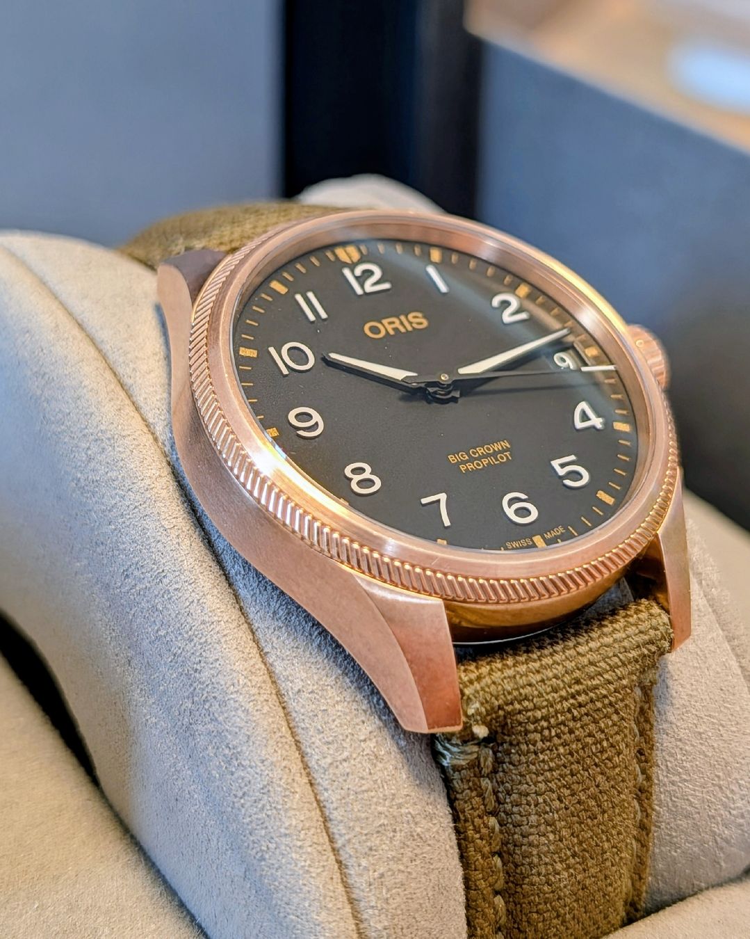Oris Montres: Big Crown ProPilot Big Date bronze – D'occasion à Mols par Mountain_Picture 2
