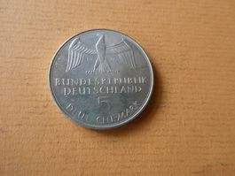 Deutschland 1971 G, 5 Mark, Sondermünze - Silber