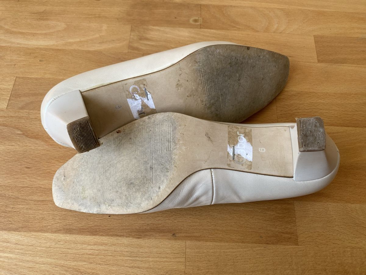 Gabor Scarpe da donna: Gabor Pumps, Grösse 39, Perlmuttfarben – Usato da Rothenfluh venduto da m.s.w 3