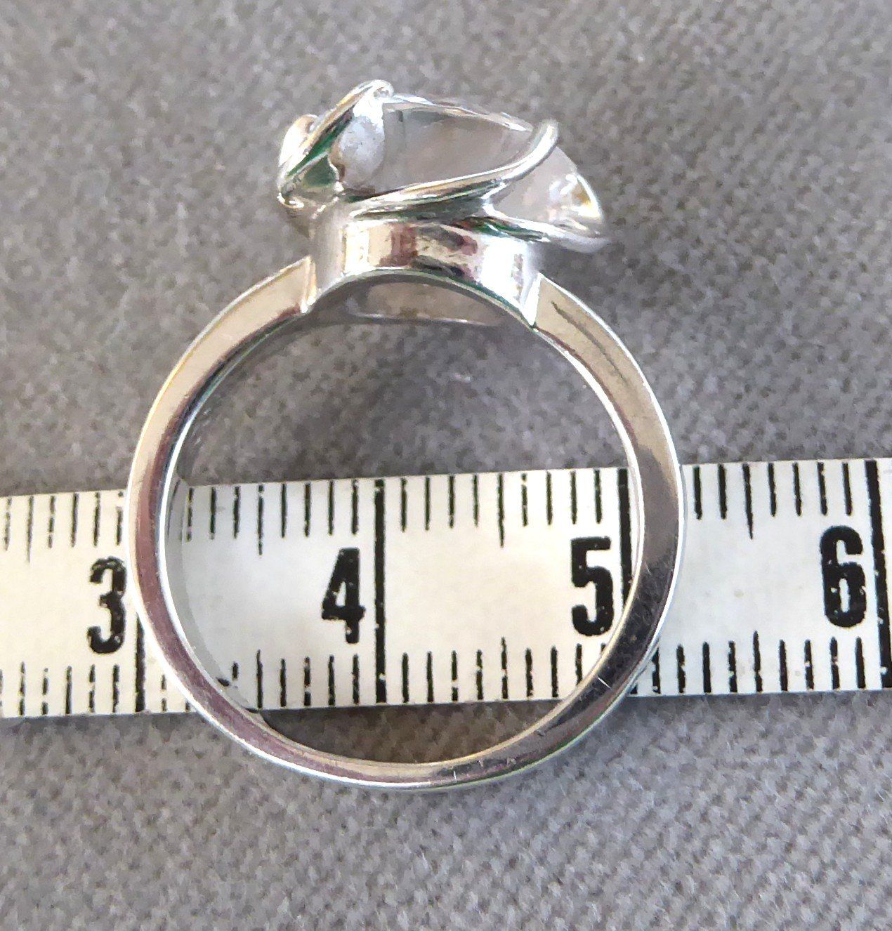 Anelli: Ring 925 Silber mit synthetischem Stein – Usato da Muri AG venduto da Lineli2020 3