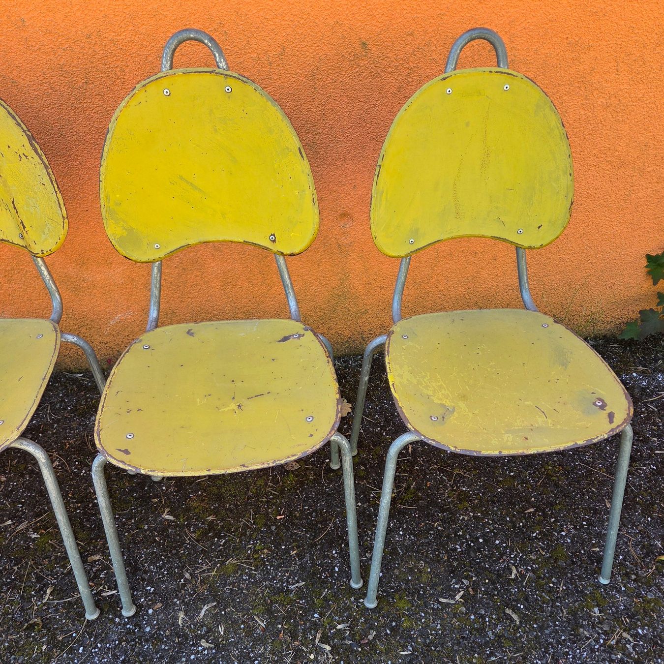 Sedie: 4 Gartenstühle Weba Einigen-Spiez – Usato da Laufen venduto da dixiemen 3