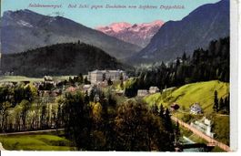 Bad Ischl gegen Dachstein 1913