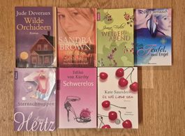 7 Romane von verschiedenen Autoren