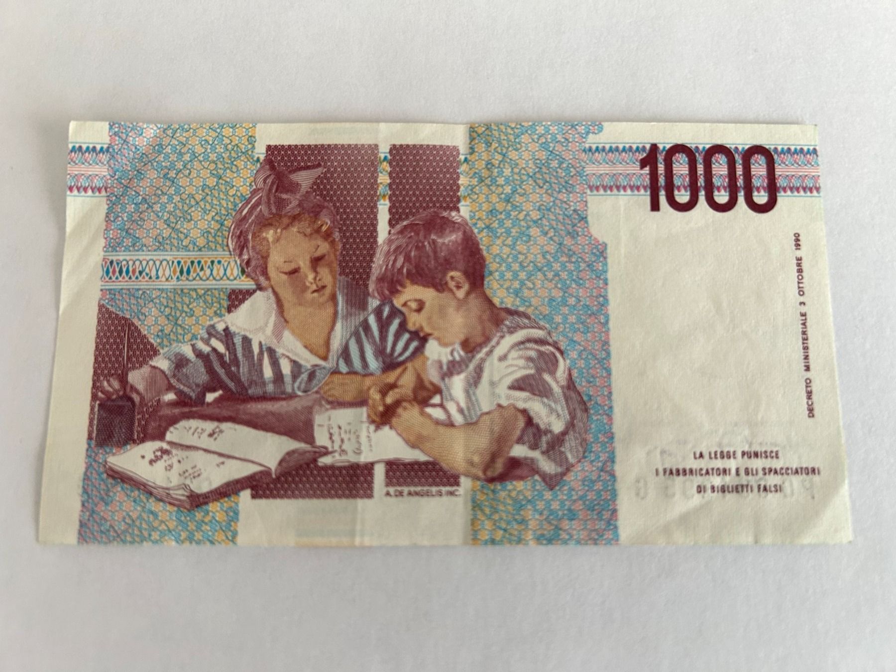 Banconote: Italien 1990, 1000 Lire – Usato da Bettwiesen venduto da mad_cl6y 1