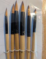 Pinceaux artistiques Set de 6 tailles 2 à 12 Neuf