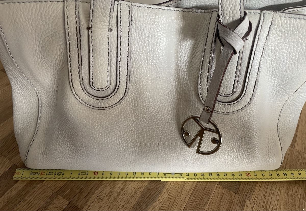 Coccinelle Borse da donna: Coccinelle Handtasche Leder in weiss – Usato da St. Moritz venduto da cri_h9tt 4