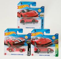 3x Hot Wheels Ferrari / 365 GTB4, SF90 Stradale, F40