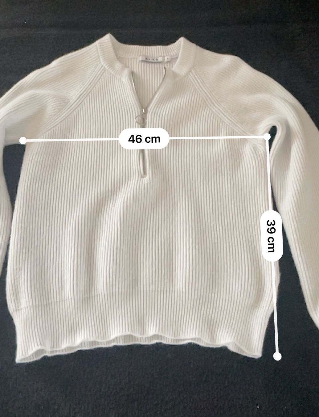 Na-kd Maglioni & Felpe: NA-KD Strickpullover Weiss mit Zipper, Gr M, Top! – Usato da Wangen b. Olten venduto da VeraHa 1