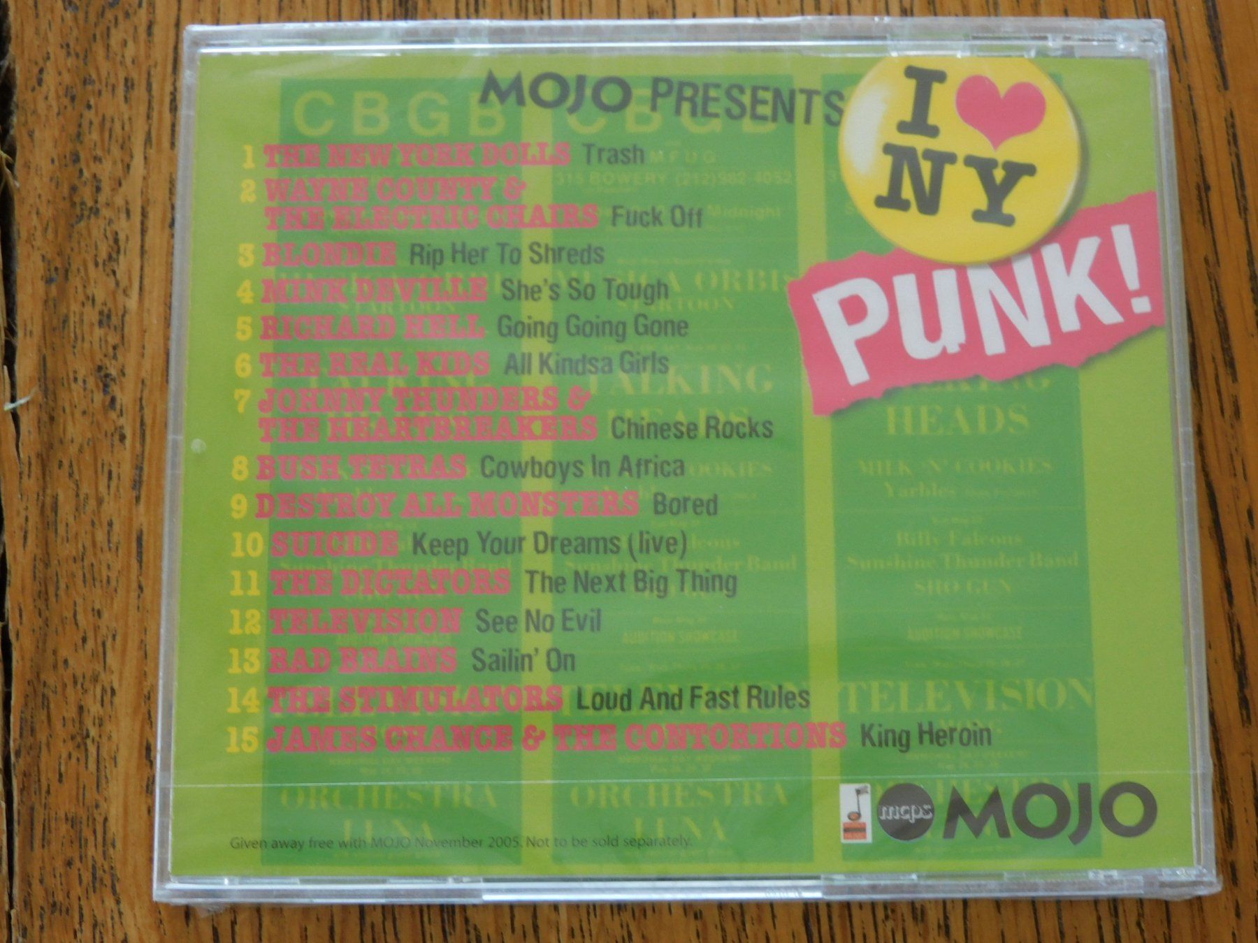 CD: I Love NY Punk! – Nuovo e nell'imballaggio originale da Emmenbrücke venduto da keep-vinyl-alive 1