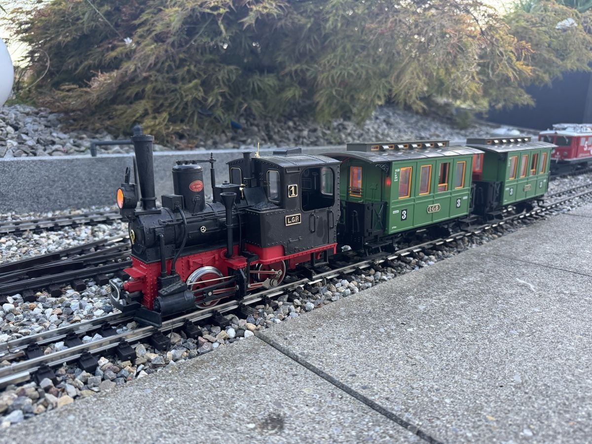 LGB Modellini di ferrovie: LGB Murtalbahn Starterpackung Spur G – Usato da Stadel venduto da Himmelrosa 2
