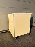 Rollcontainer weiss mit 2 Schubladen und Hängeregister