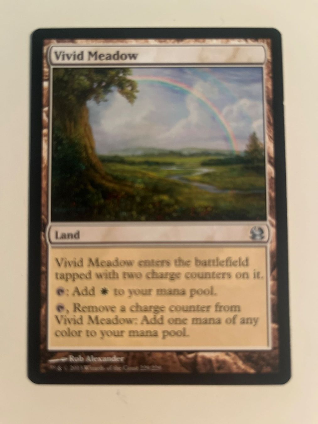 Magic The Gathering Carte collezionabili: 1 x Vivid Meadow - Magic: The Gathering - MtG – Usato da Kriens venduto da Shadi1980