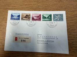 FDC 1.6.1956 Satz Bern