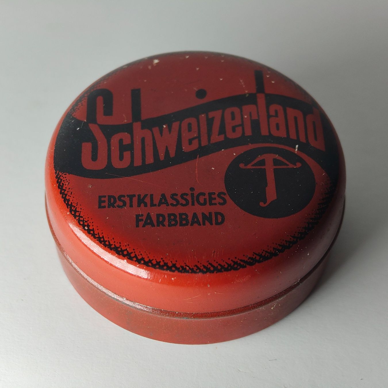 Barattoli: Alte Schweizerland Farbband Dose Schwarz Blech – Usato da Monthey venduto da 19_karen_84