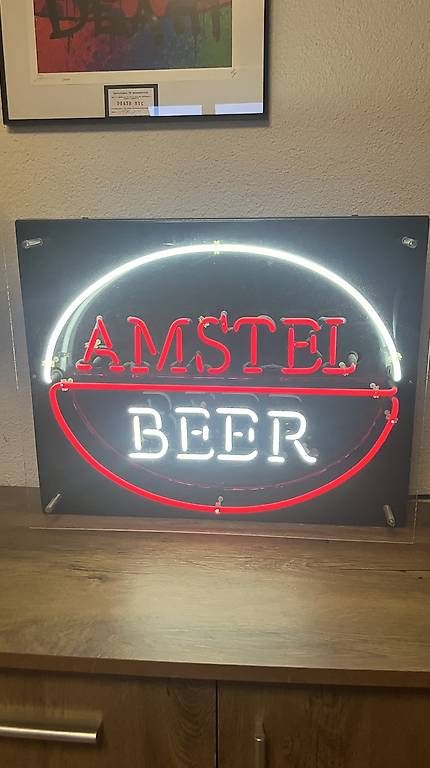 Lampade: Leuchtreklame Amstel Bier. – Usato da Riggisberg venduto da andrew64 1