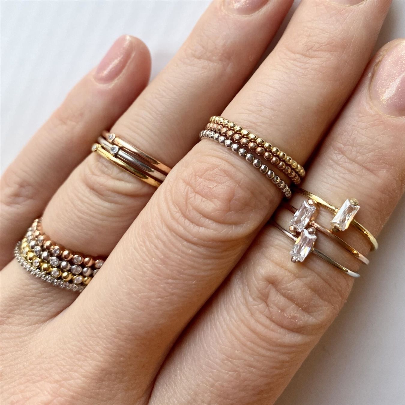 Anelli: Ring fein dünn Kugeln 925 Silber filigran Klassiker 52 – Nuovo e nell'imballaggio originale da Zürich venduto da goldfisch.schmuck 9