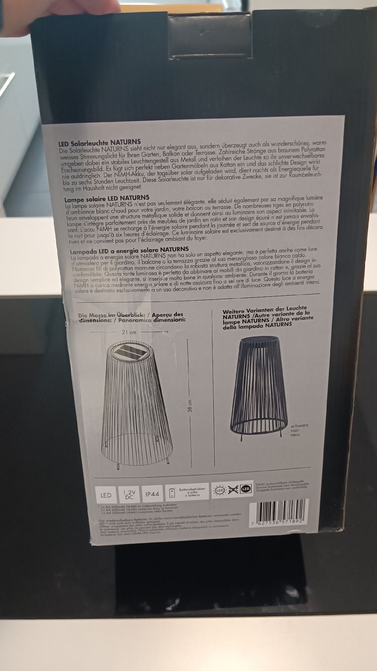 Mood Lampen: Solarleuchte – Neu (gemäss Beschreibung) aus Chur von cor_5bg9 1