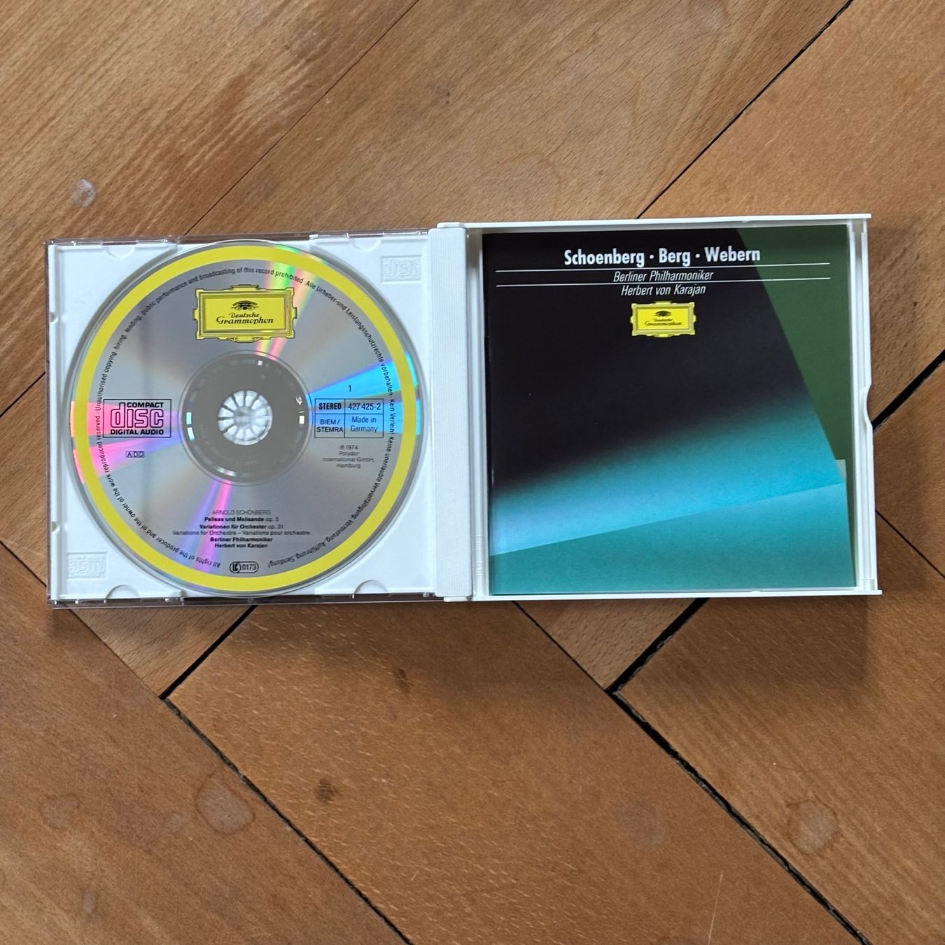 CDs: Karajan/Berliner: Schönberg, Berg, Webern – Gebraucht aus Stans von Abukadnezar 1