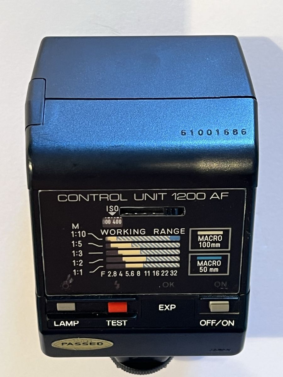 Minolta Flash: Minolta Macro 1200 AF Ringblitz + Control Unit getestet top – Nuovo (secondo la descrizione) da Oberhofen Thun'see venduto da SwissTreasure 6
