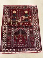 Orientteppich Gebetsteppich rot mit Muster 