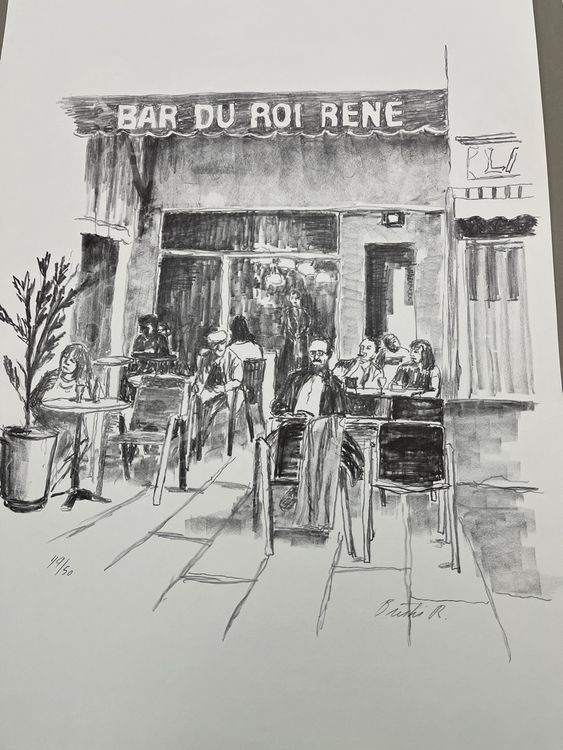Arts picturaux & lithographies: RENÉ BÜRKI LITHOGRAPHIE SIGNIERT NUMMERIERT – D'occasion à Gersau par grafik-kunst 2