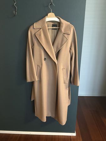 Weekend Max Mara Wollmantel Beige Grösse 40 Neuwertig