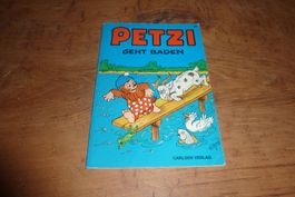 Petzi geht baden, Carlsen Verlag, 1. Auflage 1984