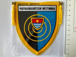 Vintage Fanion/Wimpel   PISTOLENSCHÜTZEN  WETTINGEN
