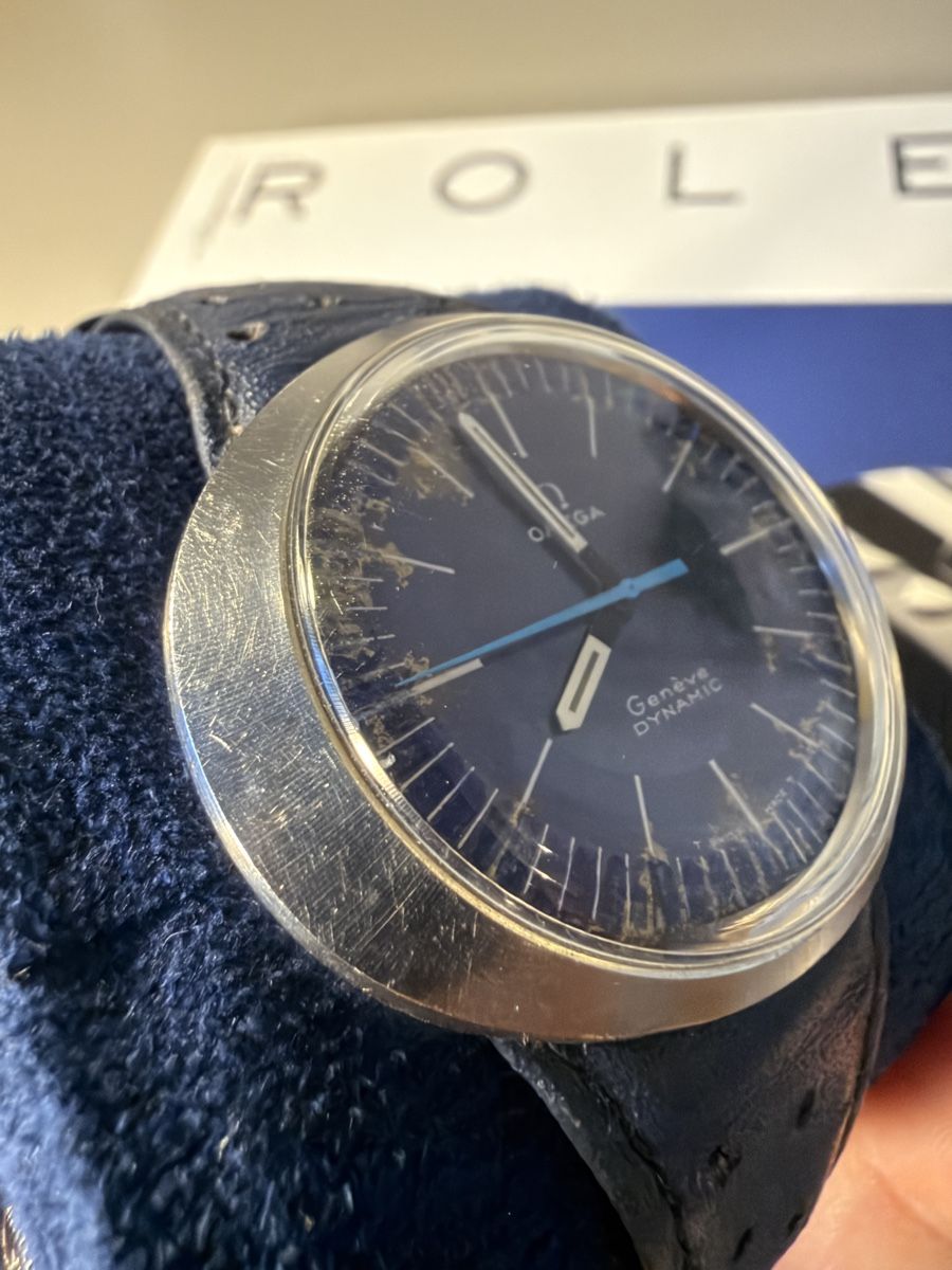 Omega Orologi: Omega Geneve Dynamic watch blue dial – Usato da St. Gallen venduto da Takuma_joye14 5