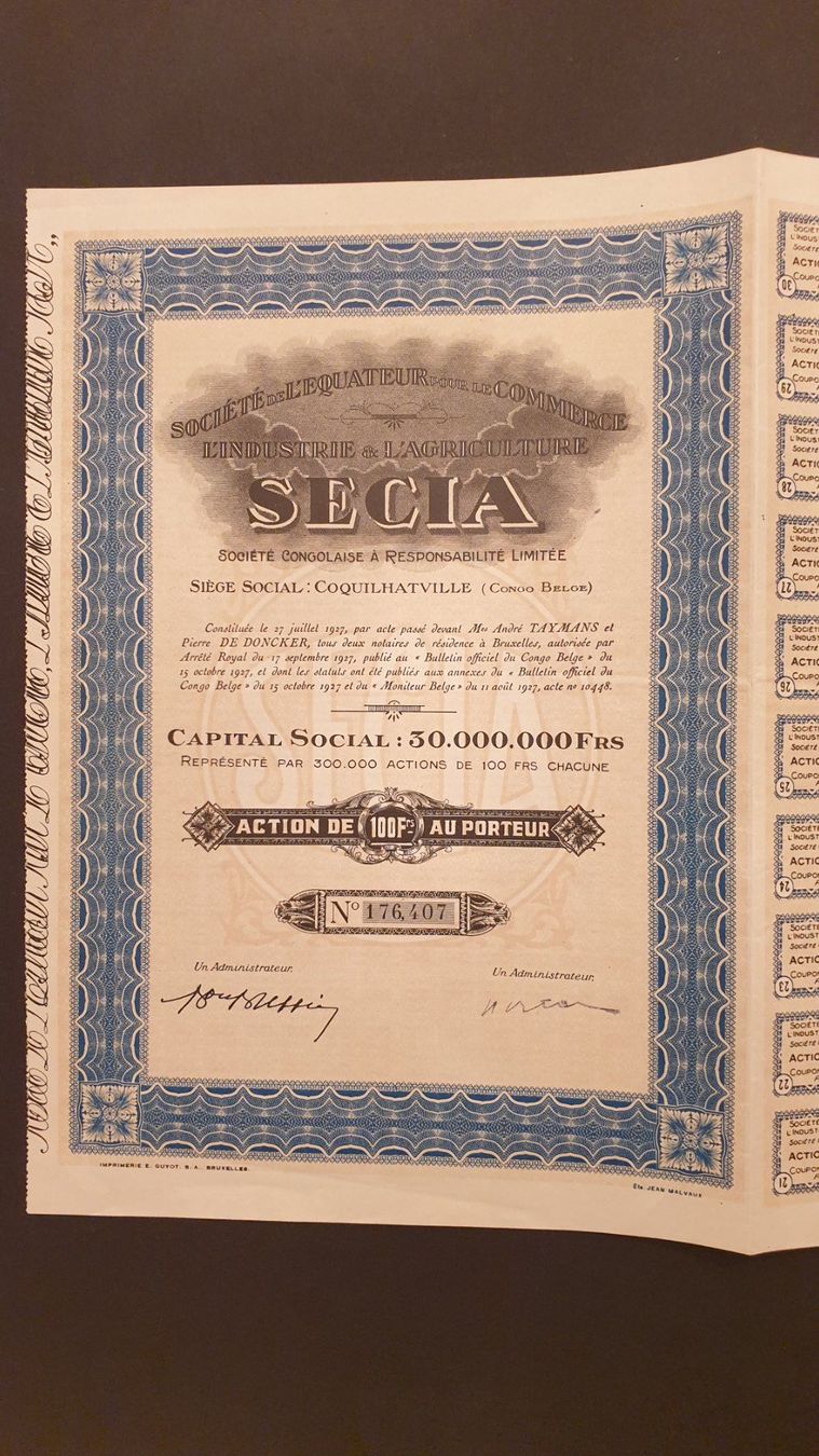 Documenti: Afrika. Kolonialtitel. – Usato da Goldach venduto da armando_r 6