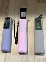 3 Neue REGENSCHIRME „KNIRPS“ / Lila • Pink • Grau / O.V.P.
