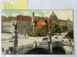Ansichtskarte Berlin Kgl. Schloss alte Schloss-Apotheke 1909