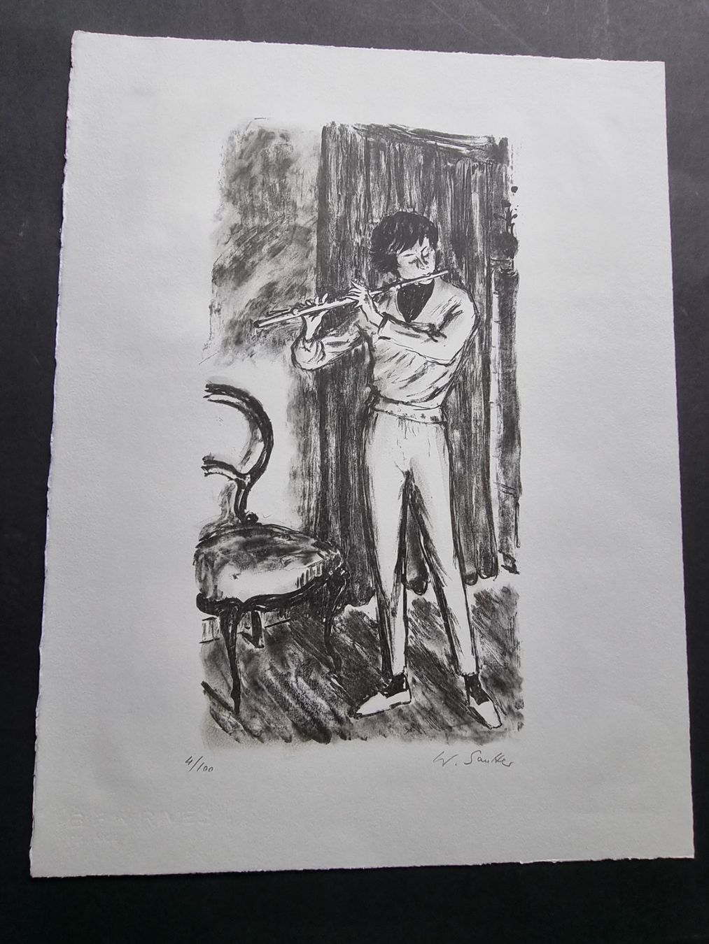 Grafica & Litografie: WALTER SAUTTER  LITHOGRAPHIE SIGNIERT NUMMERIERT – Usato da Gersau venduto da grafik-kunst 2