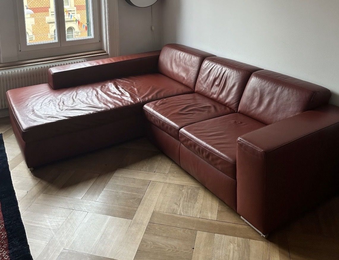 Sofas: Gratis Ecksofa aus Leder – D'occasion à Bern par mic_qbp2 1