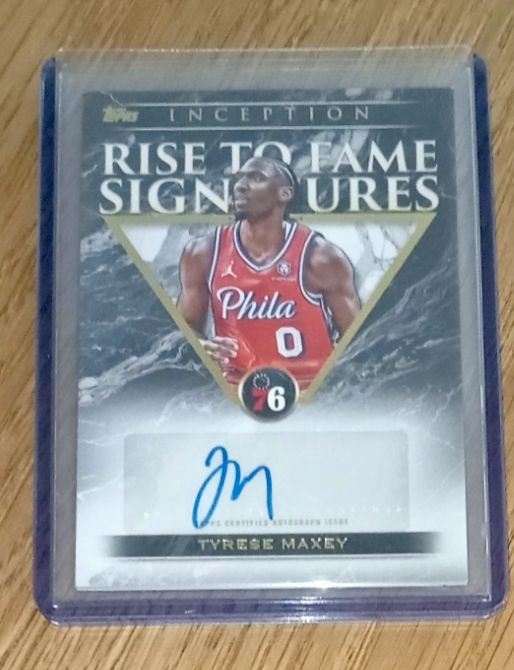 Karten: Tyrese Maxey Inception auto NBA card – Neu (gemäss Beschreibung) aus Vallorbe von ant_75wx