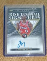 Tyrese Maxey Inception auto NBA card
