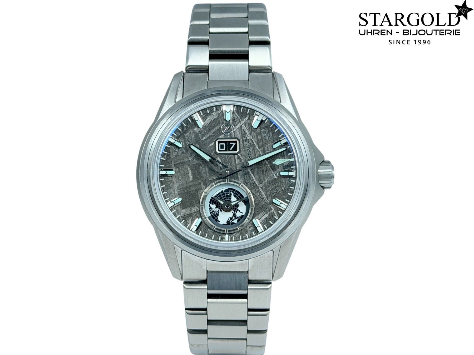 Orologi: Zelo Spearfish Dual Time TI "Meteorite" – Usato da Zürich venduto da Stargold-Uhren