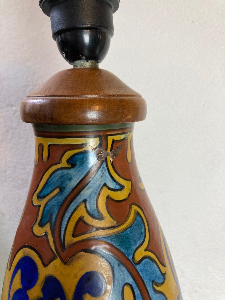 Lampade: Lampe GOUDA ancienne antik – Usato da St-Cierges venduto da LeRegain 4