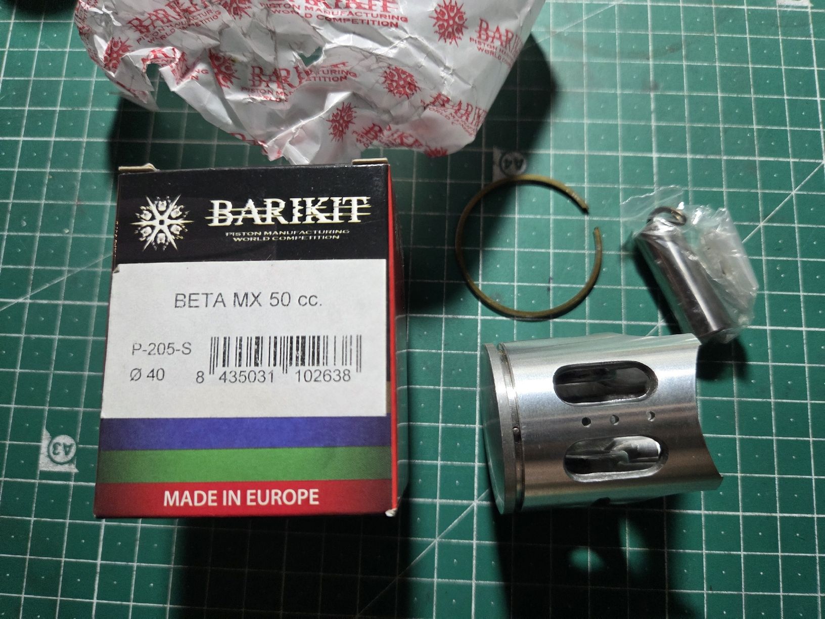 Beta Alle Motorradersatzteile: Barikit Beta MX 50cc Kolben – Neu und originalverpackt aus Holziken von Juergu96