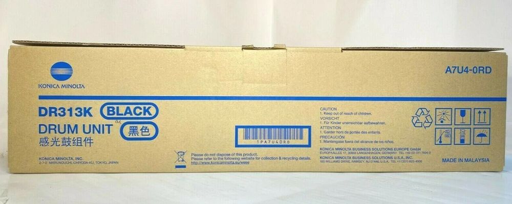 Tambour Couleur Original Konica Minolta ProPart Bizhub C258 C308 C368 C458 C558 C658 – 75 000 Pages – Réf A7U40TD