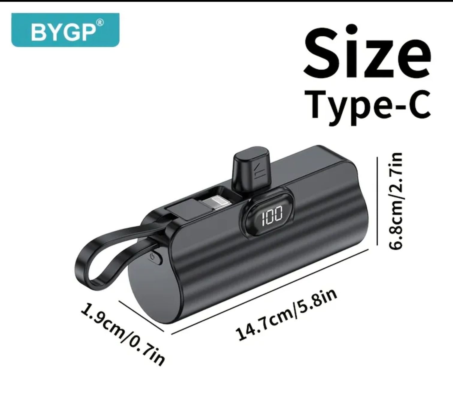 Batterie: BYGP 5000mAh Mini Powerbank – Nuovo e nell'imballaggio originale da Winterthur venduto da Pcline1 1
