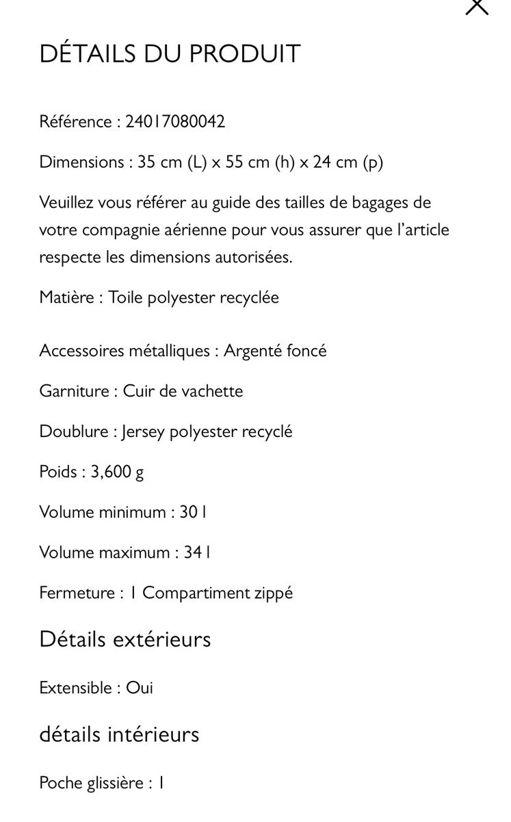 Longchamp Valigie: Valise Longchamp – Nuovo (secondo la descrizione) da Les Bois venduto da James14 3