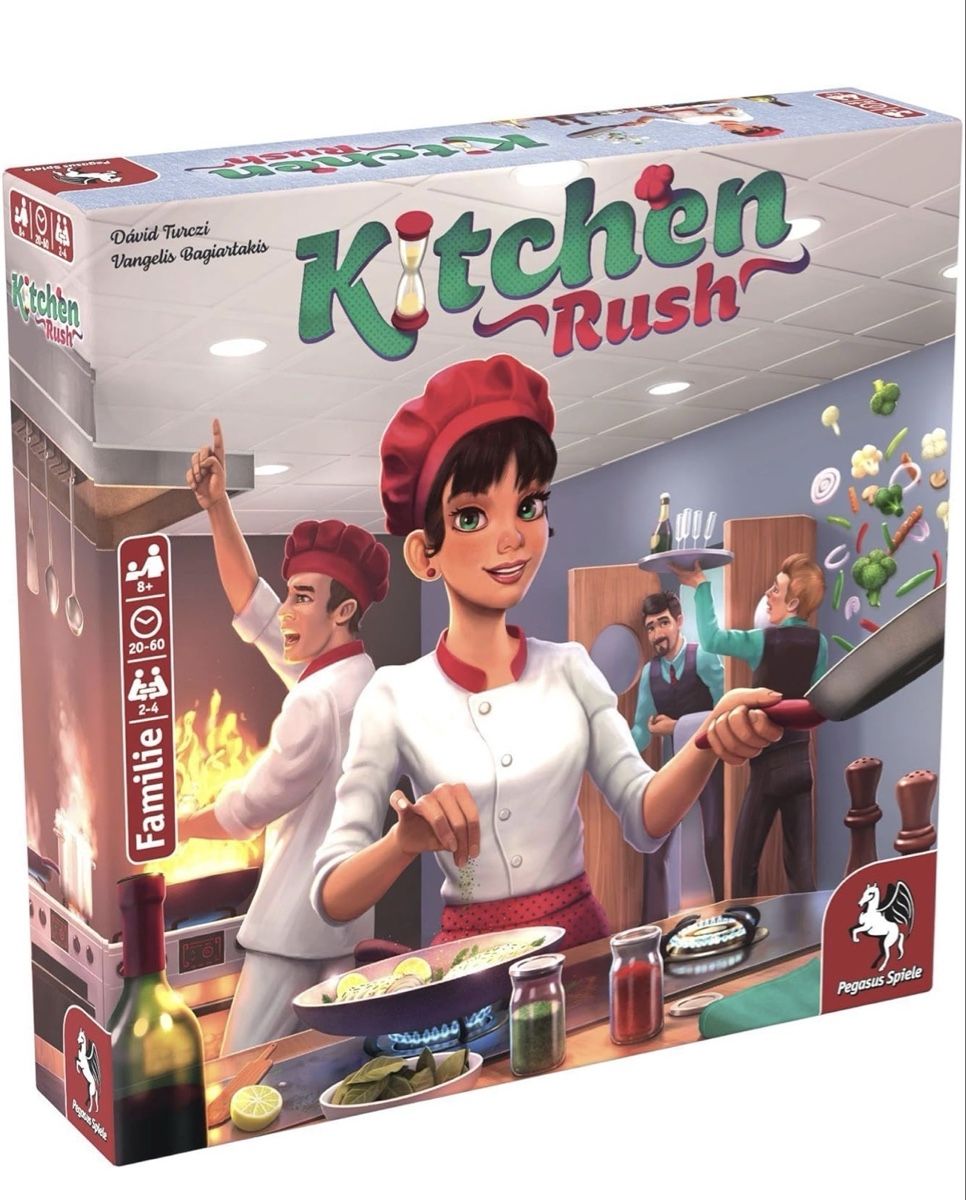 Pegasus Spiele Giochi: Pegasus Spiele 51223G - Kitchen Rush, 2-4 Spieler – Nuovo e nell'imballaggio originale da Rümlang venduto da Jennyanna